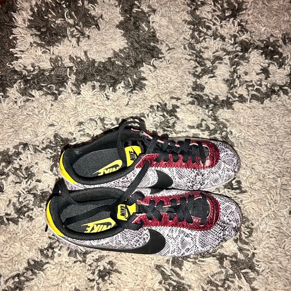 Women’s CLASSIC CORTEZ LEATHER 'SNAKESKIN' Python Shoes Sneakers. - Picture 6 of 7